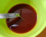 お肉や魚に！ケチャポン酢のピリ辛ソース！作り方1写真
