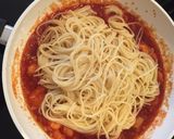 ピリ辛!エビチリスパゲッティ作り方10写真