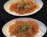 ピリ辛!エビチリスパゲッティ作り方12写真