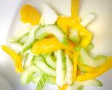 セロリとミニトマトのはちみつ酢作り方1写真