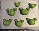 ほうれん草パウダーでカエルパン作り方3写真