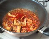 豚挽き肉と湯葉と春雨の炒めもの麻婆ソース作り方11写真