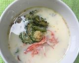 焼きゴーヤともずくのひんやり汁作り方5写真