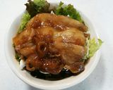 ガッツリ系！豚マヨサラダ丼作り方8写真