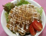 ガッツリ系！豚マヨサラダ丼作り方10写真