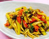 きのこのカレーソテー作り方4写真