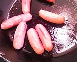 ブロッコリーとウィンナーのバター炒め作り方1写真