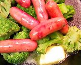 ブロッコリーとウィンナーのバター炒め作り方3写真