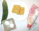 ゴーヤチャンプルー風簡単マヨネーズ炒め物作り方1写真