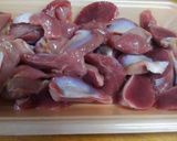 砂肝の甜麺醤ラー油炒め♪作り方2写真