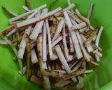 ゴボウのカレー風味磯辺焼き♪作り方1写真