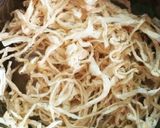 切り干し大根とチーズパン粉の食べるスープ作り方1写真