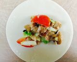 あまった餃子の皮で納豆サラダ揚げ作り方2写真