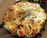 スキレットで☆チーズミートスパゲティ作り方4写真