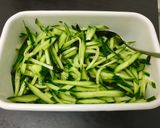 胡瓜とサメの和風サラダ（私の鮫レシピ⑦）作り方5写真
