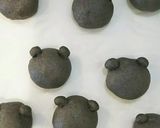 黒ごま♪くまちゃんあんパン作り方8写真
