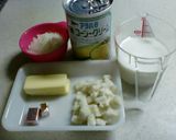 コーンクリームスープ作り方1写真