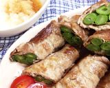 我が家のおつまみ♪豚肉のいんげん巻き作り方5写真