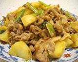 じゃがいもとお肉の甘辛炒め作り方3写真