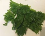 塩入りごま油で食べるささみの梅肉和え作り方3写真