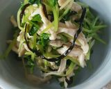 ♡ささみと豆苗の塩昆布和え♡作り方6写真