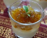 オレンジチーズムース　京番茶ジュレ添え作り方13写真