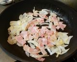 ウィンナーとアスパラのめんつゆ卵とじ作り方3写真