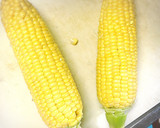 甘くて濃厚生とうもろこしと鶏出汁のスープ作り方2写真