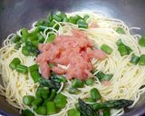 簡単！たらことアスパラのスパゲッティ作り方5写真