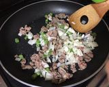 合挽肉を使ったフワトロ卵のオムライス作り方3写真