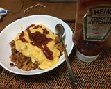 合挽肉を使ったフワトロ卵のオムライス作り方8写真
