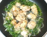 鶏もも肉簡単照り焼き♪バジル紫蘇ソース煮作り方8写真