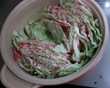 簡単♪豚バラとキャベツの元気鍋(^^)作り方3写真
