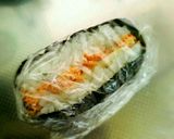 自己流おにぎらず★海苔少なめ作り方5写真