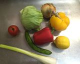 夏野菜たっぷり 時短タコライス作り方1写真