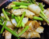 鶏と長芋のバター醤油炒め作り方6写真