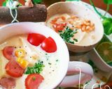 朝ご飯に簡単♪レンチン◎豆乳豆腐スープ作り方9写真