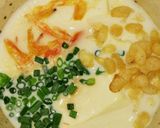 朝ご飯に簡単♪レンチン◎豆乳豆腐スープ作り方8写真