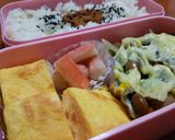 かっぱえびせん（桜えび）de 卵焼き作り方3写真