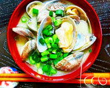 気分転換バターも♪あさりのお味噌汁作り方5写真