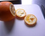オレンジ(柑橘類)の剥き方作り方2写真