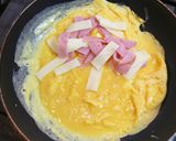 地養卵×友加里★とろとろチーズオムレツ作り方6写真