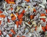 ピリ辛甘豚肉のガパオ風そぼろかけご飯作り方11写真