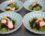 簡単☆料亭の味☆胡瓜とワカメの酢の物作り方14写真