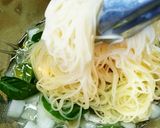 白桃と生ハムの冷製カッペリーニ作り方8写真