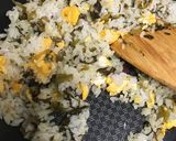 簡単！高菜と玉子のバターチャーハン作り方4写真