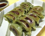 美味しく健康★青汁で翡翠餃子作り方9写真