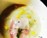 朝食に！キャベツとベーコンのシチュー作り方5写真
