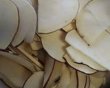180℃設定でさつまいもチップス作り方1写真