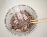 時短☆炒めない豚キムチの冷やし蕎麦♪作り方3写真